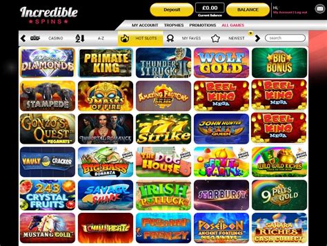 Incredible spins casino download